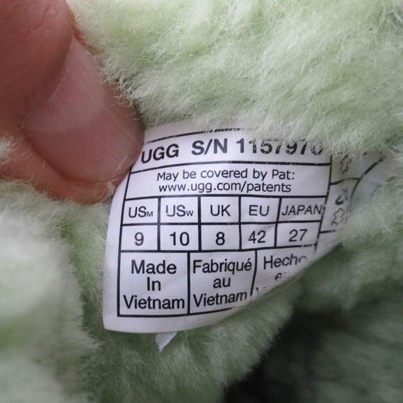 Ugg Unisex URSeen Platform Slipper Green Multi S/N 1157970 Size 9 USM / 10 USW - Picture 11 of 12